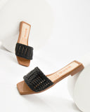 Sandalia Mule Tejida