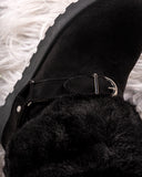 Bota Furry Buckle - 20047