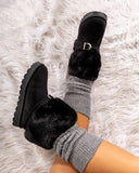 Bota Furry Buckle - 20047