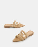Sandalia Mule Chic Gold