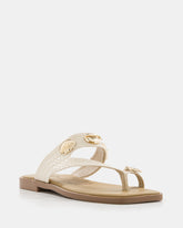 Sandalia T-Strap Metálica - 20273