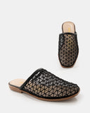 Mule Plano Tejido Mujer Bona