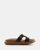 Slide Tira Ancha Broche Dorado Mujer Bona