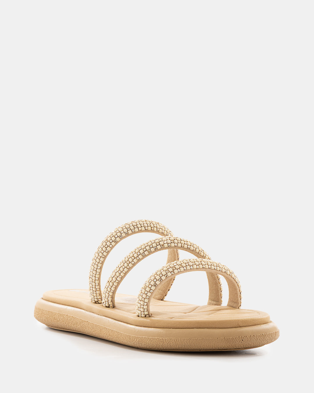 Sandalia Slide con Pedrería - 18722