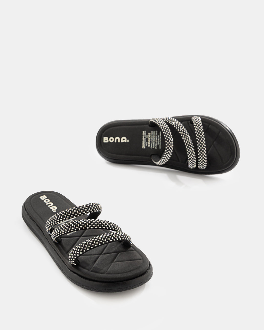 Sandalia Slide con Pedrería - 18722