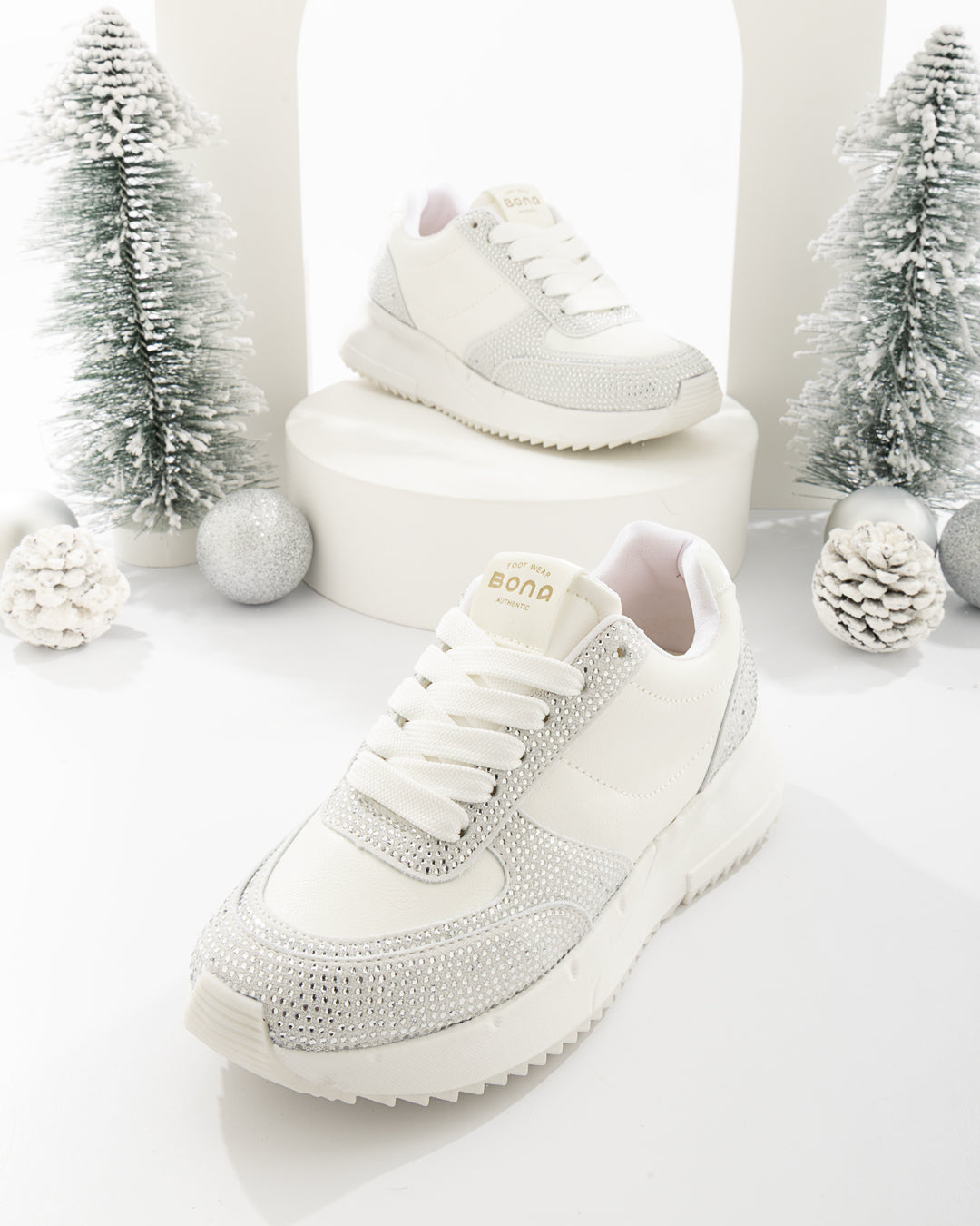 Sneaker Brillos Plataforma