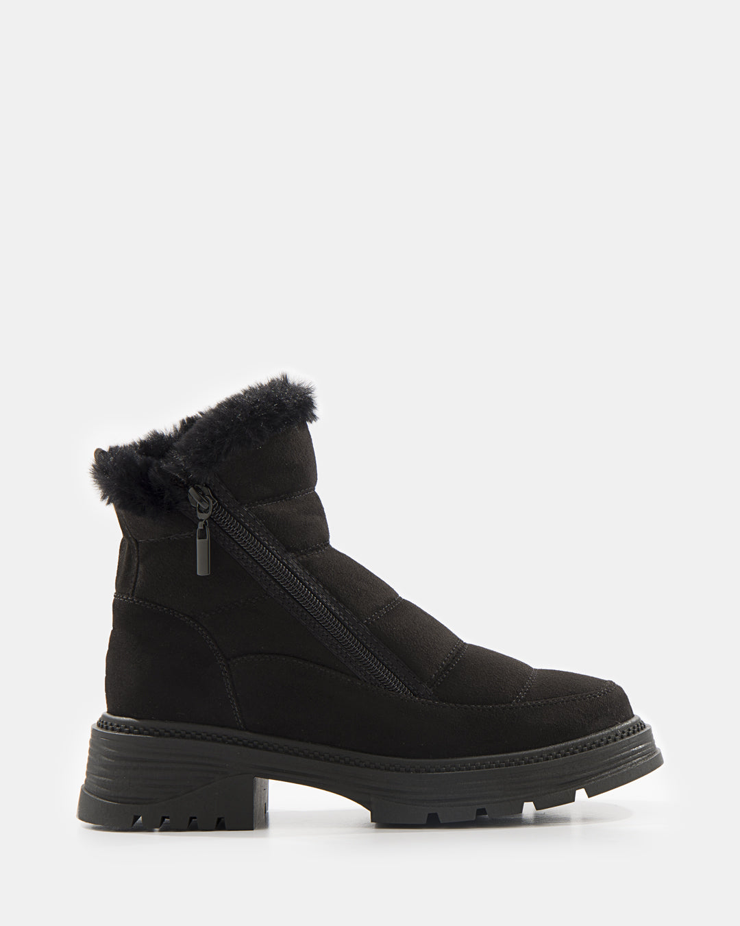 Bota Zipper Chunky