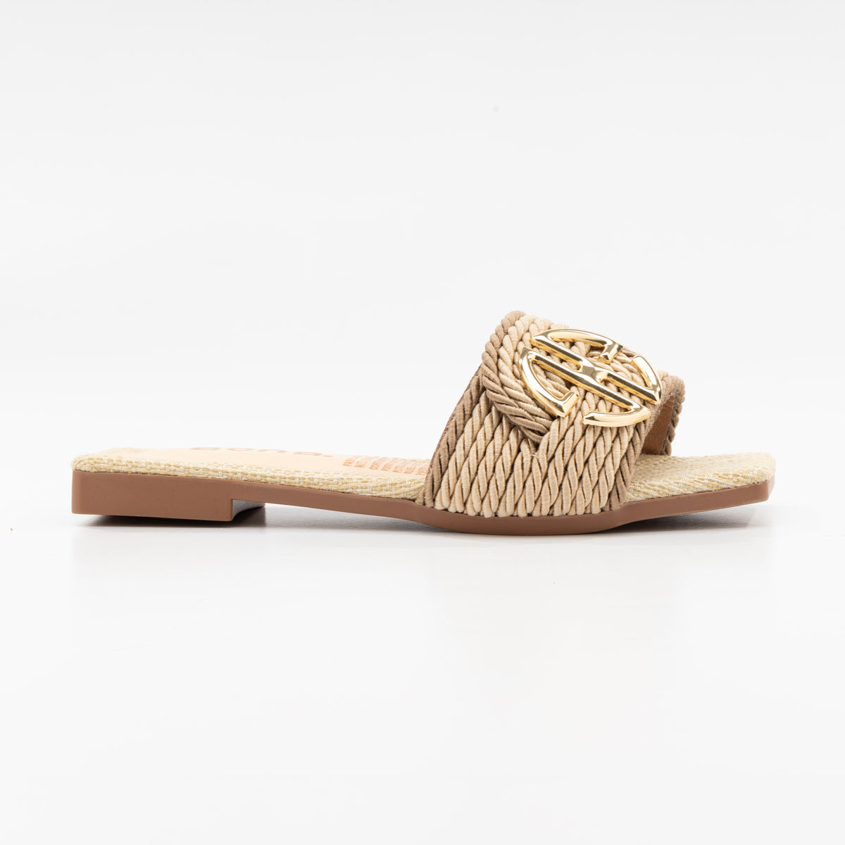 SANDALIA PLANA TRENZADA - 19461