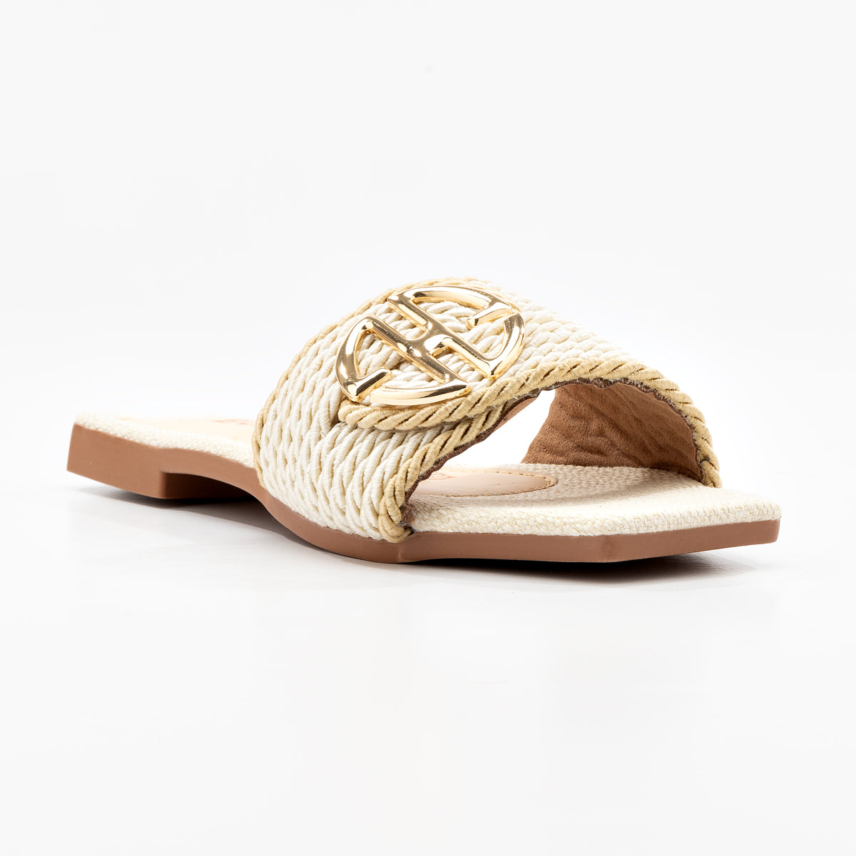 SANDALIA PLANA TRENZADA - 19461