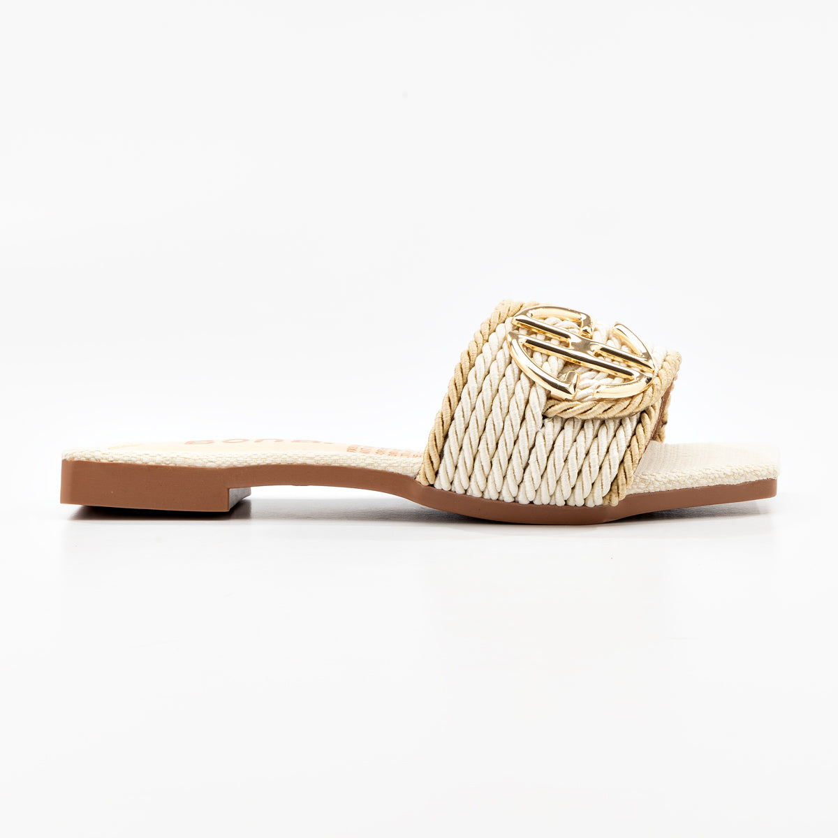 SANDALIA PLANA TRENZADA - 19461