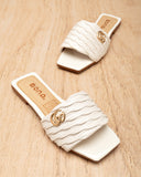 Sandalia Slide Circular - Bona