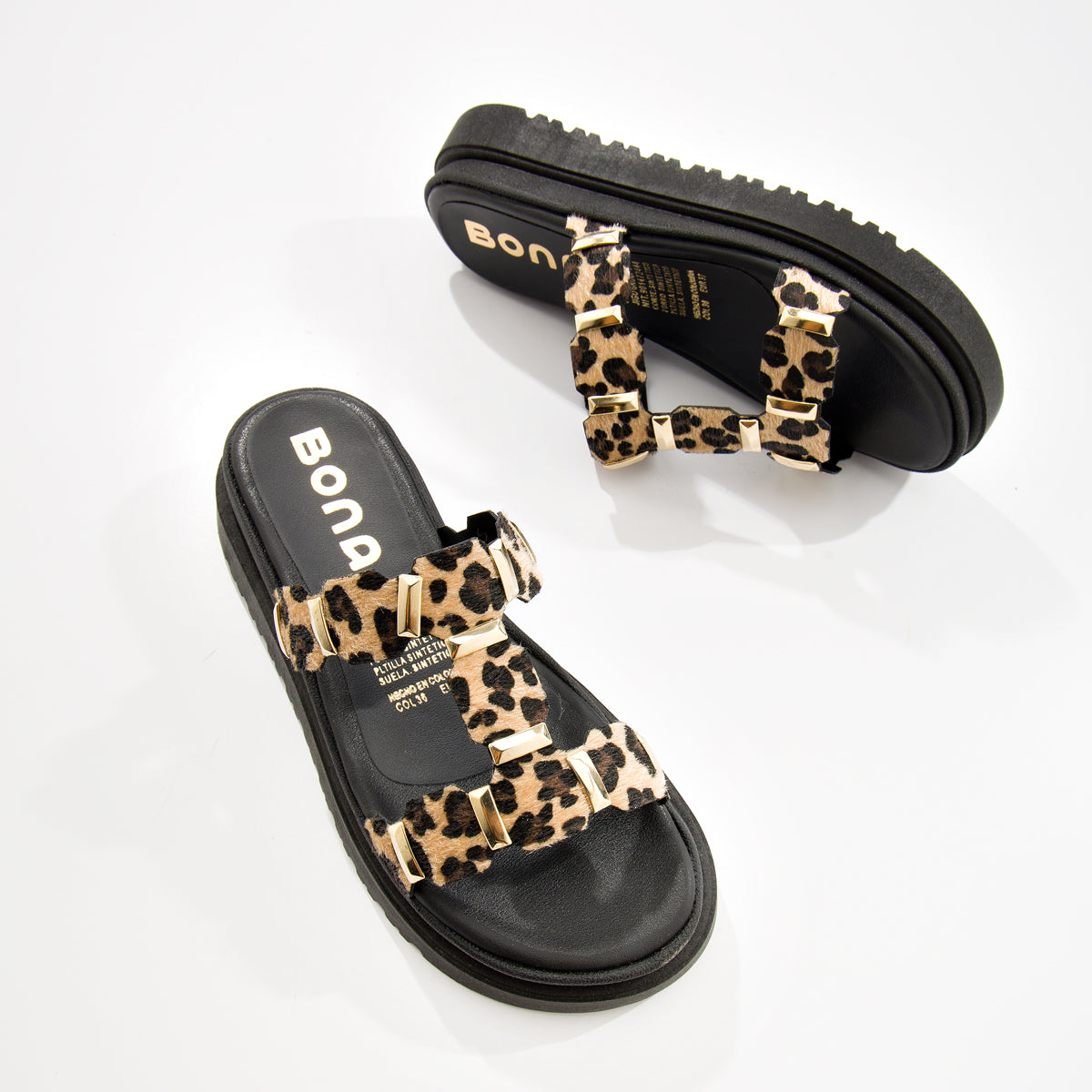 Sandalias Slide Plataforma - 19516