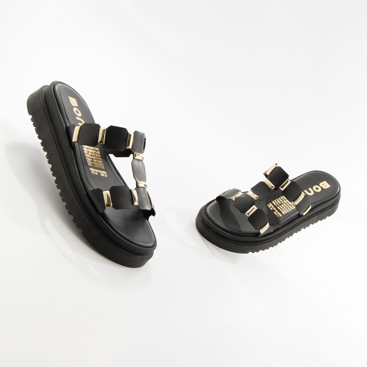 Sandalias Slide Plataforma - 19516