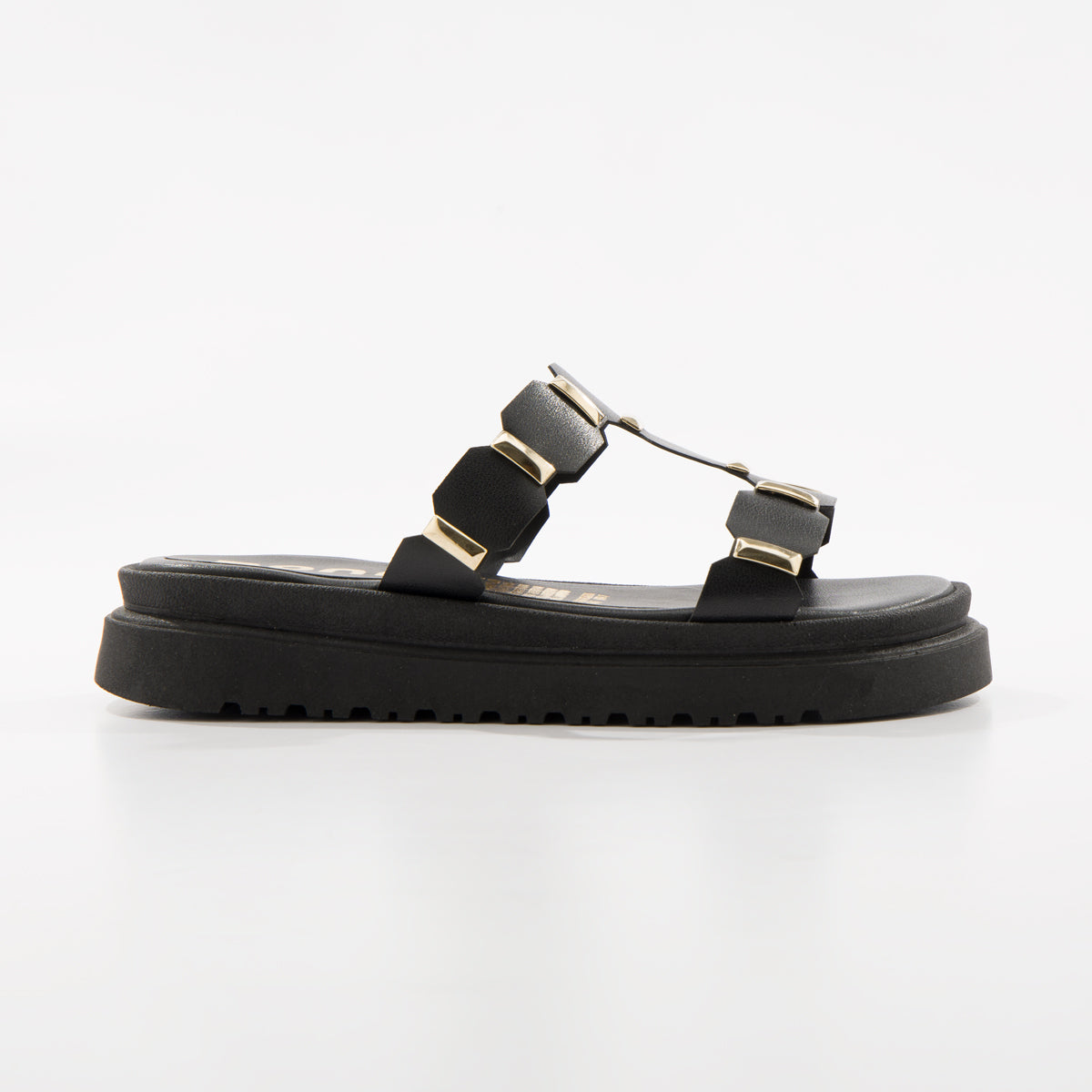 Sandalias Slide Plataforma - 19516