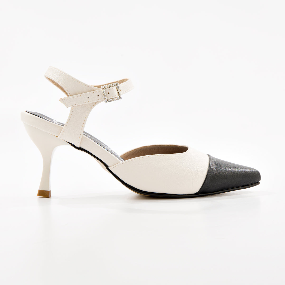 Tacones Slingback Bicolor - 19637