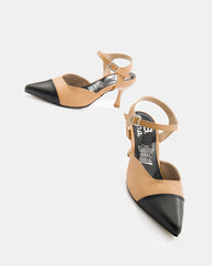 Tacones Slingback Bicolor
