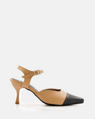 Tacones Slingback Bicolor