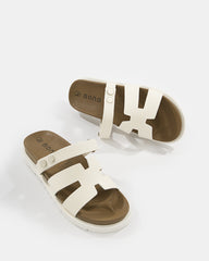 Sandalias Planas de Tiras con Hebillas