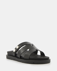 Sandalias Planas de Tiras con Hebillas