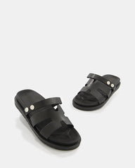 Sandalias Planas de Tiras con Hebillas