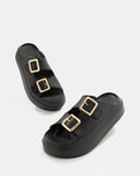 Sandalia Buckle Kaki