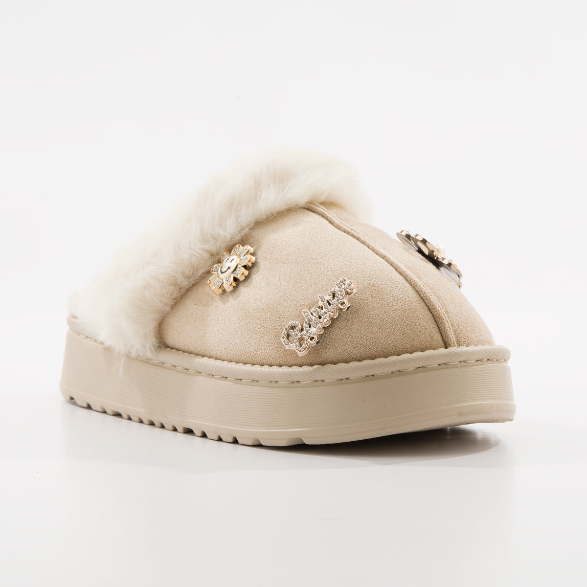 Pantuflas Plataforma Peluche - 19873