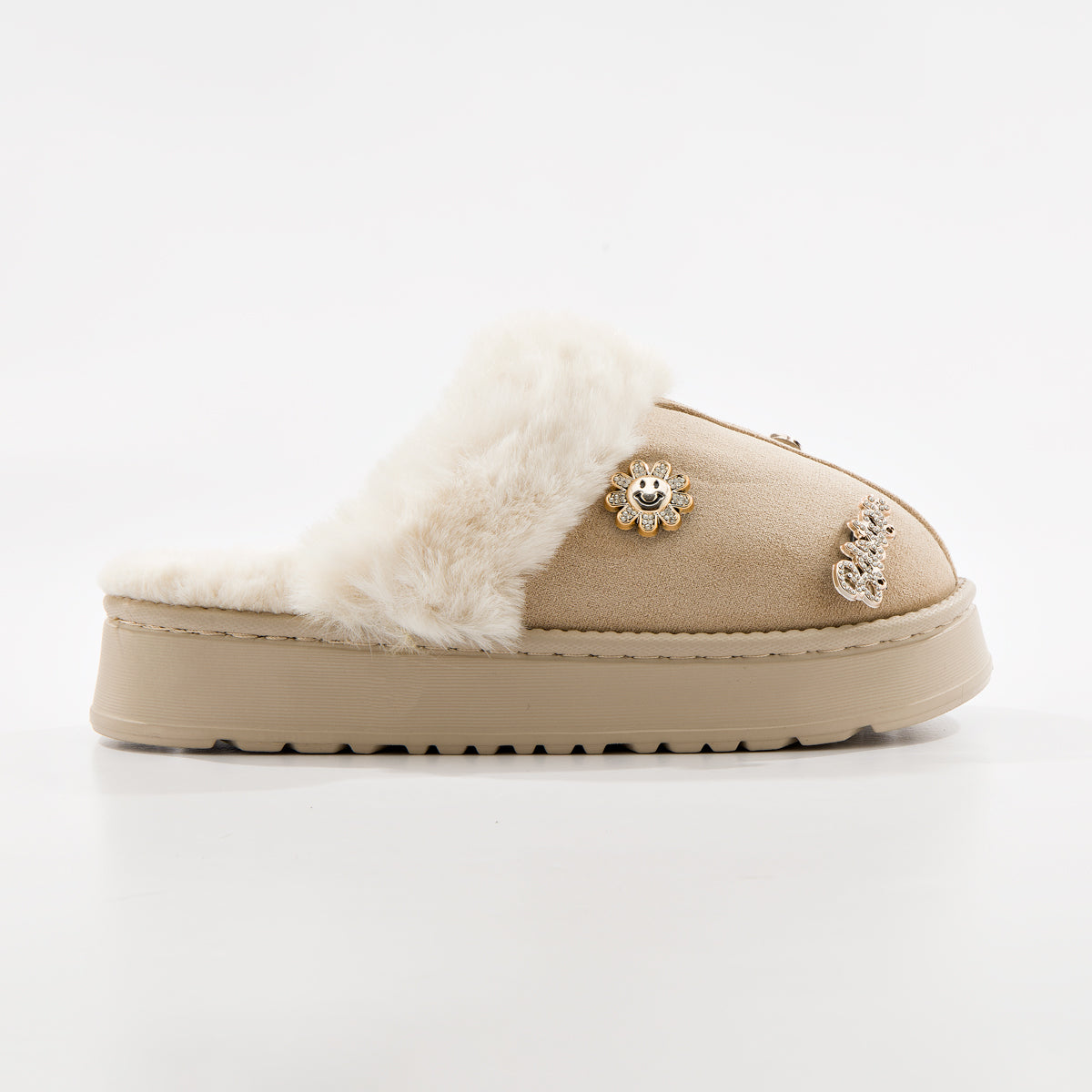 Pantuflas Plataforma Peluche - 19873