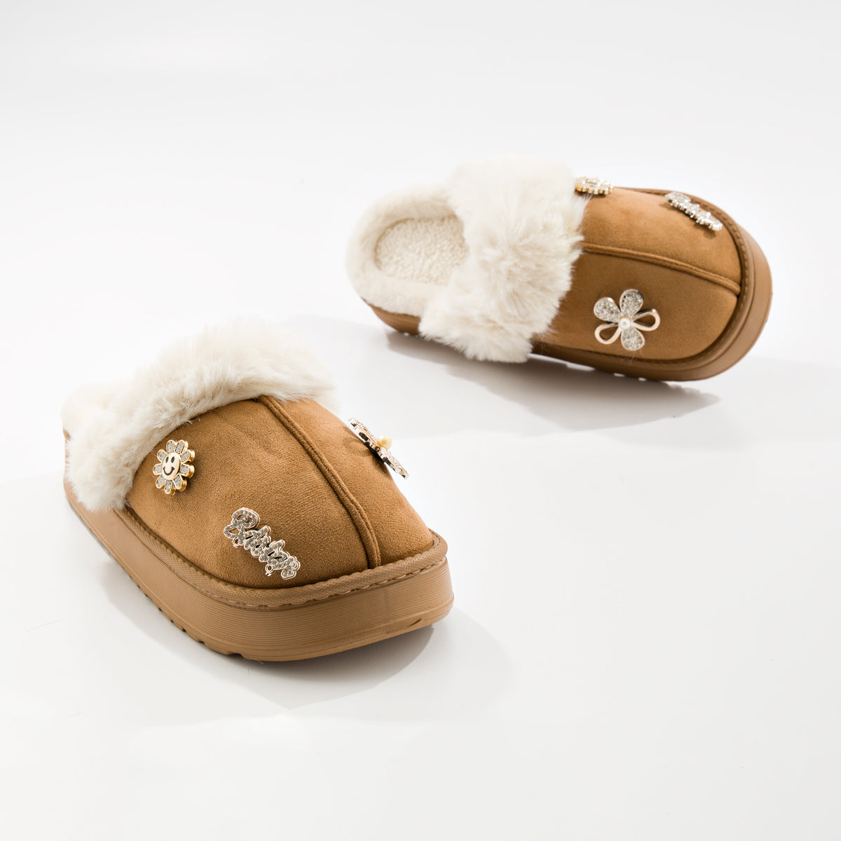 Pantuflas Plataforma Peluche - 19873