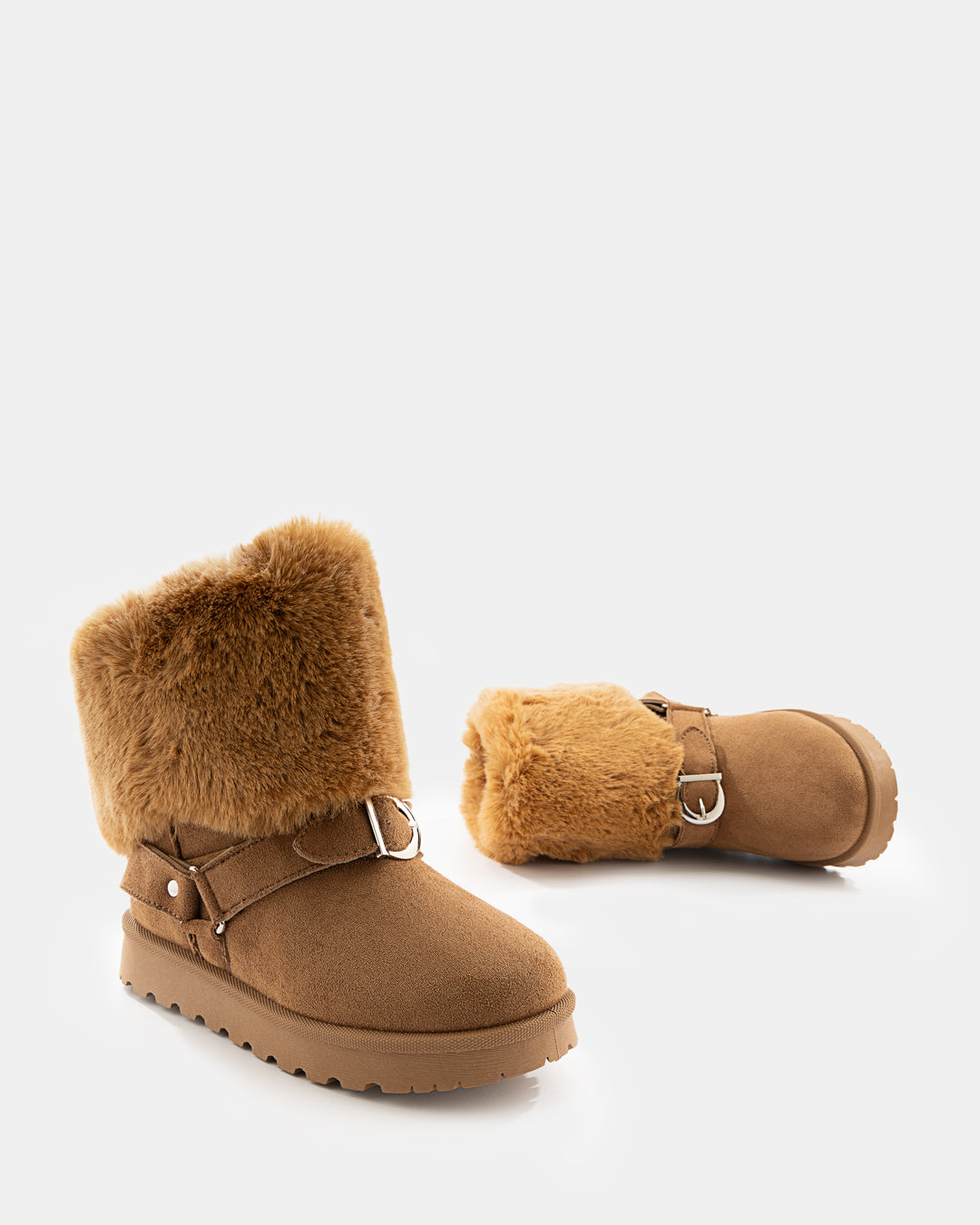 Bota Furry Buckle - 20047