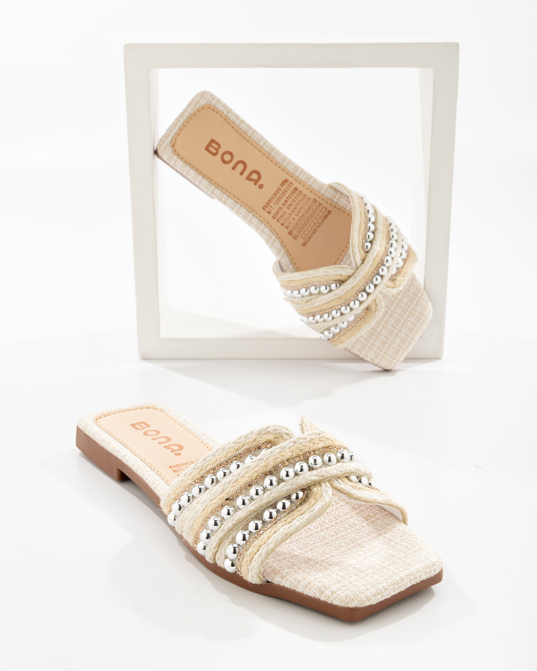 Sandalia Drapeada Perla – Bona