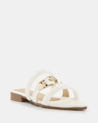Sandalia Mule Chic Gold