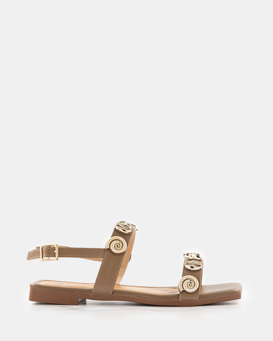 Sandalia Studs Dorados - 20169