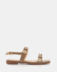 Sandalia Studs Dorados
