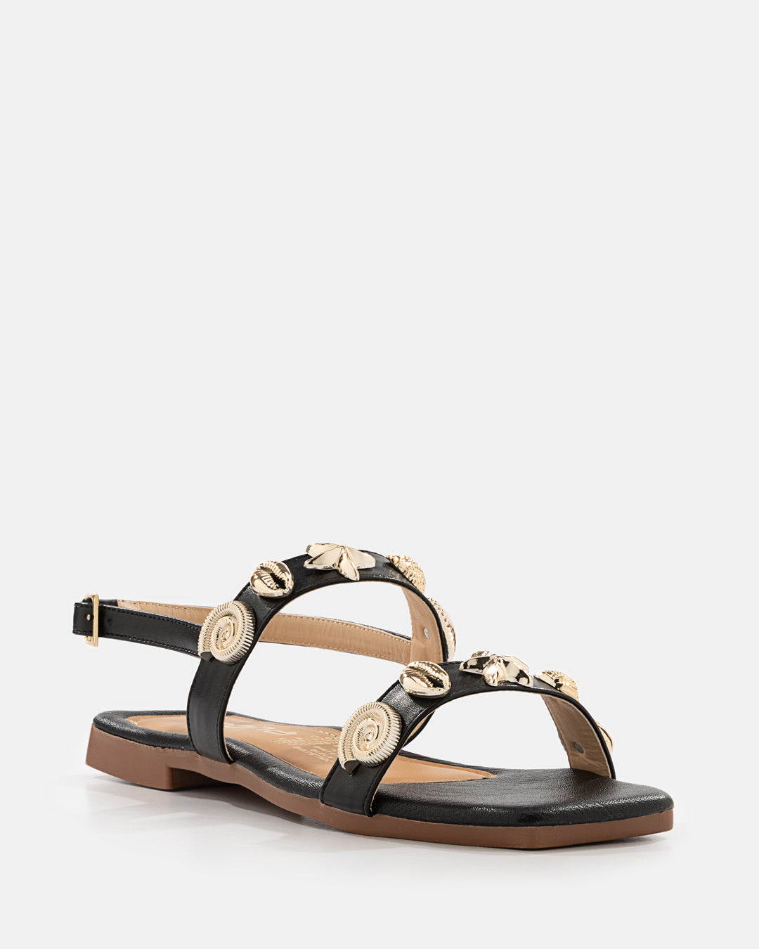 Sandalia Studs Dorados - 20169