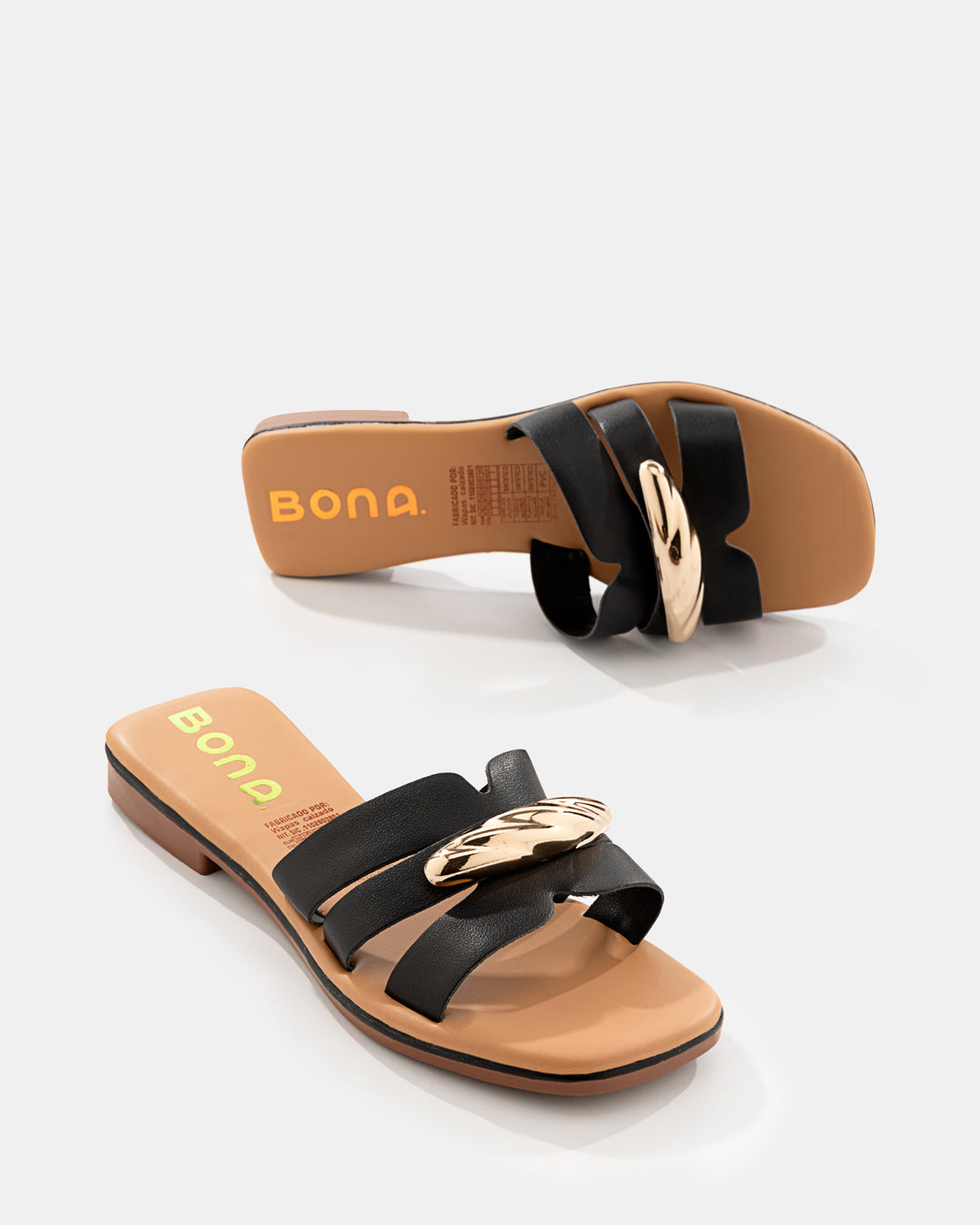 Sandalia Multiband Dorada - 20198