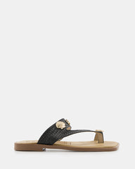 Sandalia T-Strap Metálica