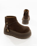 Bota Corta Plataforma Cremallera