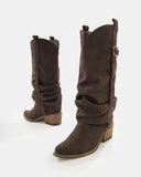Bota Western Arrugada