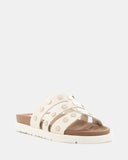 Sandalia Footbed Tiras Cruzadas