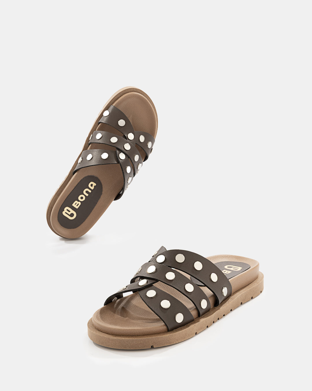 Sandalia Footbed Tiras Cruzadas
