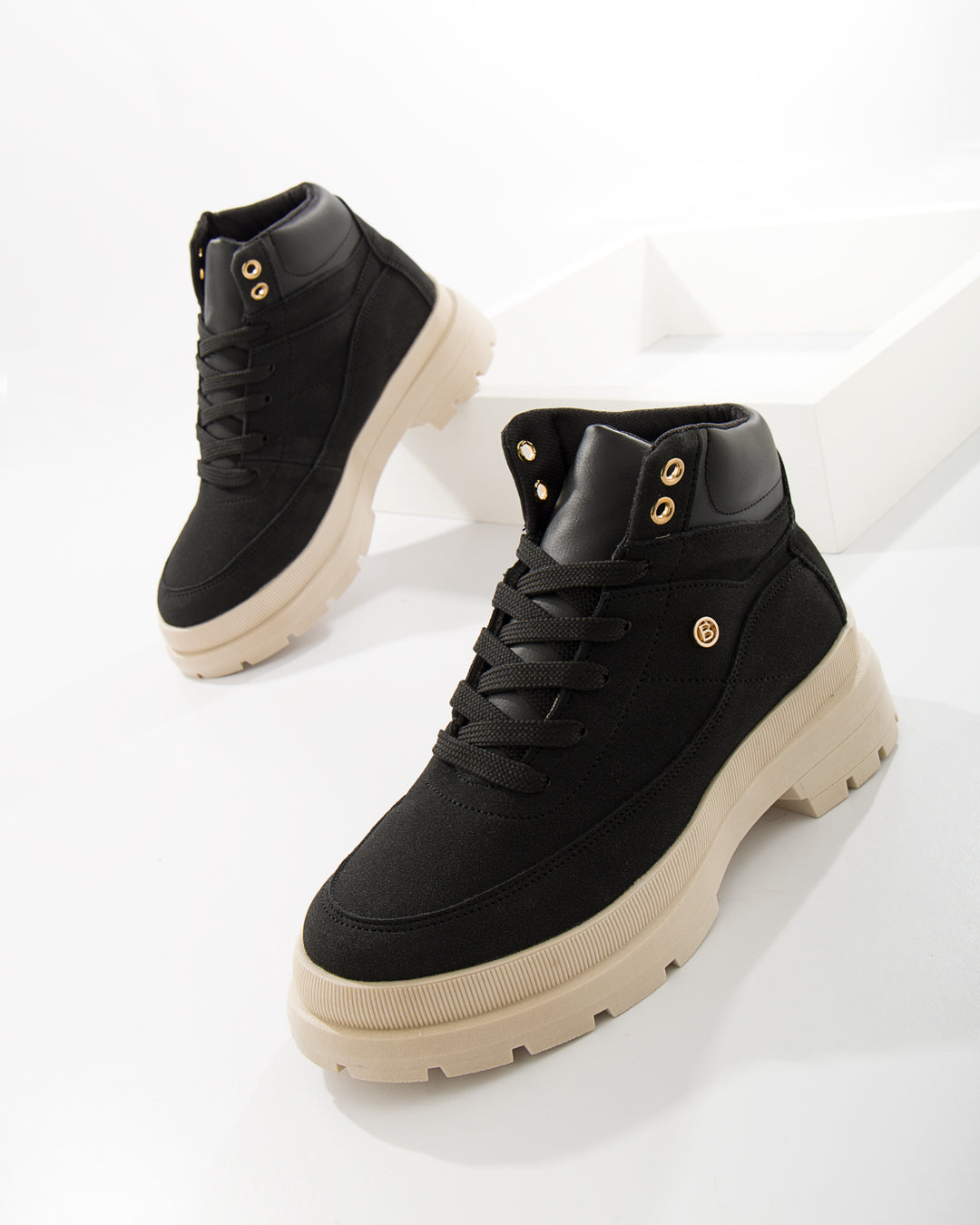 Bota Chunky Cordón