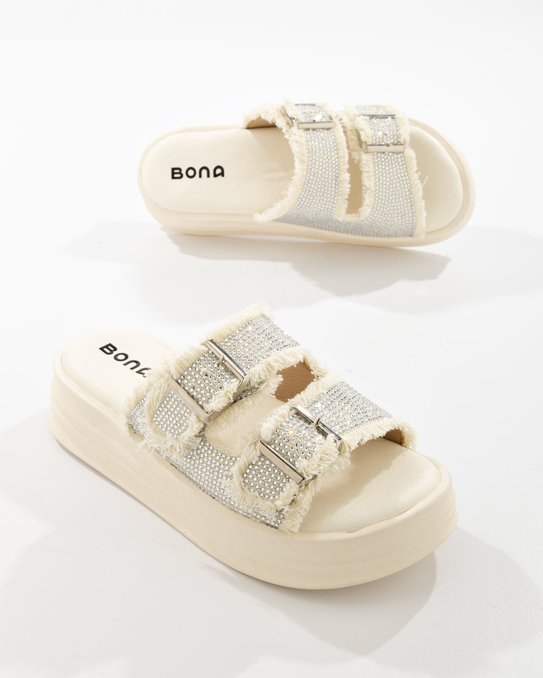 Sandalia Chunky Doble Hebilla Plataforma