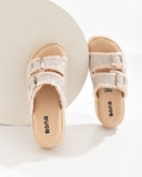 Sandalia Chunky Doble Hebilla Plataforma