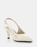 Tacón Slingback Lazo