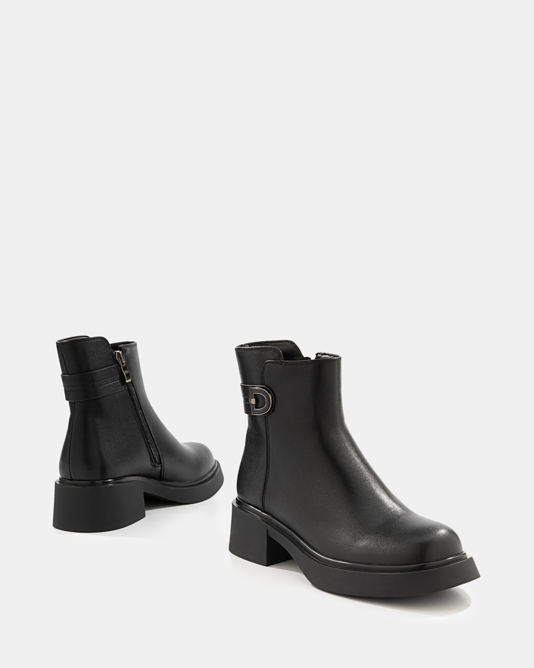 Botín Back Zip Buckle - 20806