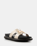 Slide Tira Ancha Broche Dorado Mujer Bona