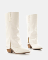 Botas de caña alta con tacón bloque