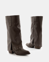 Botas de caña alta con tacón bloque
