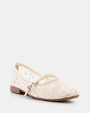 Slingback Plana Cadena Dorada Mujer Bona