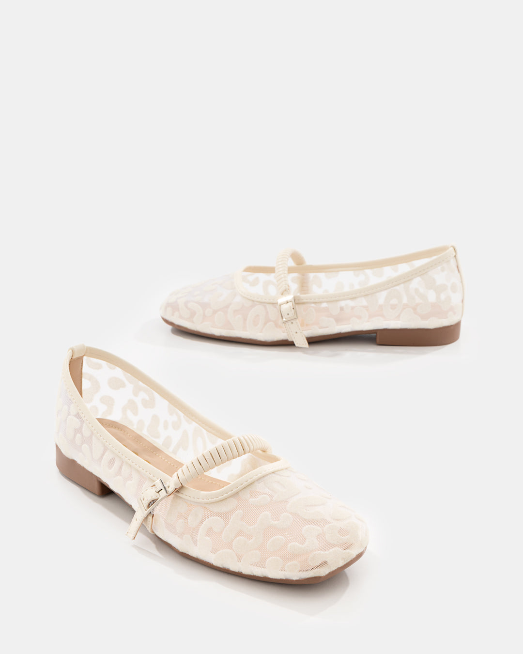 Slingback Plana Cadena Dorada Mujer Bona